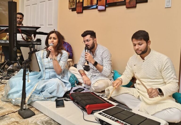 Exceptional Gujarati Lagan Geet Performance by Tina at Daughter’s Wedding Vidhi